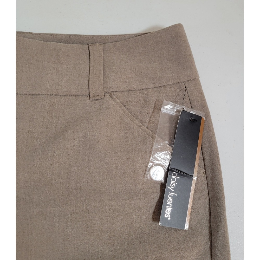 NWT Daisy Fuentes Straight Leg Dress Pants New Favorite Fit Size 8 Womens 0270 - Picture 10 of 10